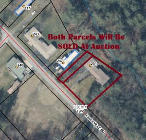 2 Parcels to Be Sold At Auction - Home Address is 251 Eagleville Road Blanchard, PA 16826