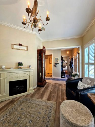 Fireplace Entry View
