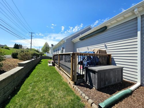 Side Yard and Deck